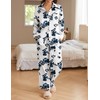 Ekouaer Womens 2 Piece Silk Satin Pajama Set Long Sleeve