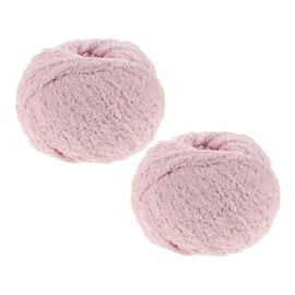 DOITOOL 2 Rolls Chenille Velvet Yarn for Doll Knitting and Blankets Ply Yarn for DIY Hand Knitting Projects Beginners