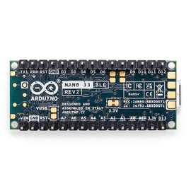 Arduino Nano 33 BLE Rev2 with headers [ABX00072] - nRF52840 - Micropython, Small Form Factor, Bluetooth Low Energy, 3V3.