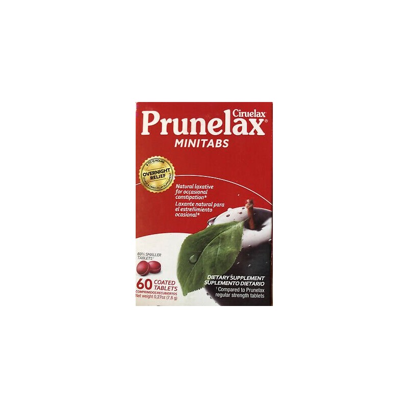 GARDEN HOUSE USA INC Prunelax Ciruelax Minitabs Natural Laxative Supplement