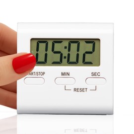 Digital Kitchen Timer Magnetic Backing Stand, Loud Alarm Timers with smooth angles, Timers for Kitchen, Baking, Exercise Training, Study, Count up and Count down Clock