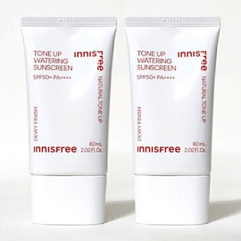 Innisfree Tone-Up Watering Sunscreen 60ml +60ml / 이니스프리 톤업 워터링 선스크린 60ml +60ml
