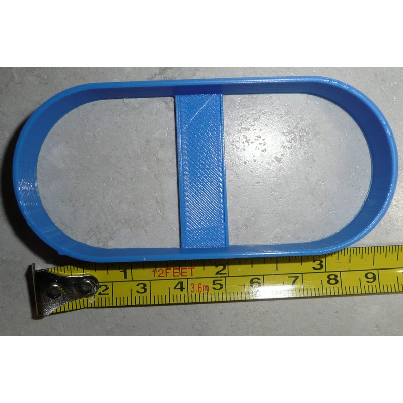 YNGLLC Oblong Round Rectangle Geometric Elongated Pill Shape Oval Cookie