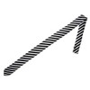 [8] 5 color striped thin tie, slim tie, narrow tie,