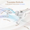 Mozeyerh Language Translator Earbuds, 144 Languages Two Way Real-time Translation