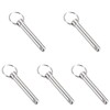 5 Pcs Quick Release Pins, 10mm x 45mm Carbon Steel