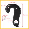 BULLSPANN Aluminum Alloy Bicycle Tail Hook Rear Derailleur Hanger Frame