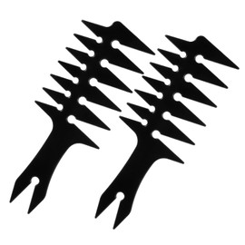 JIYIN 2 Pcs Hair Wide Tooth Comb, Double Sided Wide Tooth Hair Combs for Men's Hairstyling, Hairs Styling Combs Detangling Comb for Men