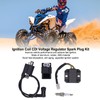 Ignition Coil 6Pin CDI Voltage Regulator Spark Plug Kit for