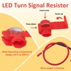 4Pcs 50W 6Ohm Load Resistors, Load Resistors LED Turn Signal,