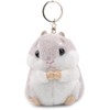 LNYMZD Hamster Keyring Plush Pendant Handbag Charm Keychain Bag Accessory