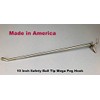 Trion Brand Metal Pegboard Hooks for Retail/Storage/Garage/Store Display, Made in