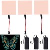 Ygmylandbb Electroluminescent Panels, EL Panels light, EL Sheets 10 cm