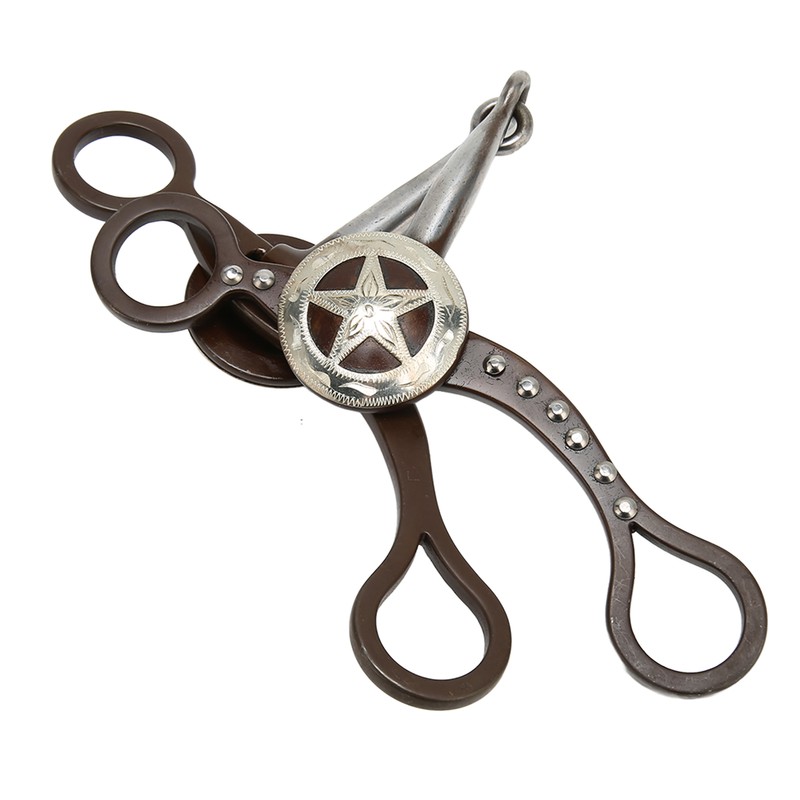 Horse Mouth Bit Hand Carved Antique Bronze Rustproof Stainless Steel