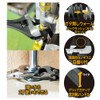 Top HT-38 Thin Straight Monkey Wrench with No-Backlash Worm-screw, Tip