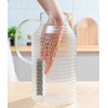 Karafu 3 Liter/100 Oz Glass Pitcher with Lid, Easy Clean