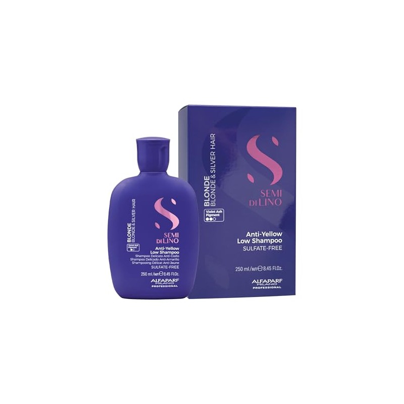 Anti-Yellow Low Shampoo - Champú delicado neutralizador de reflejos amarillentos