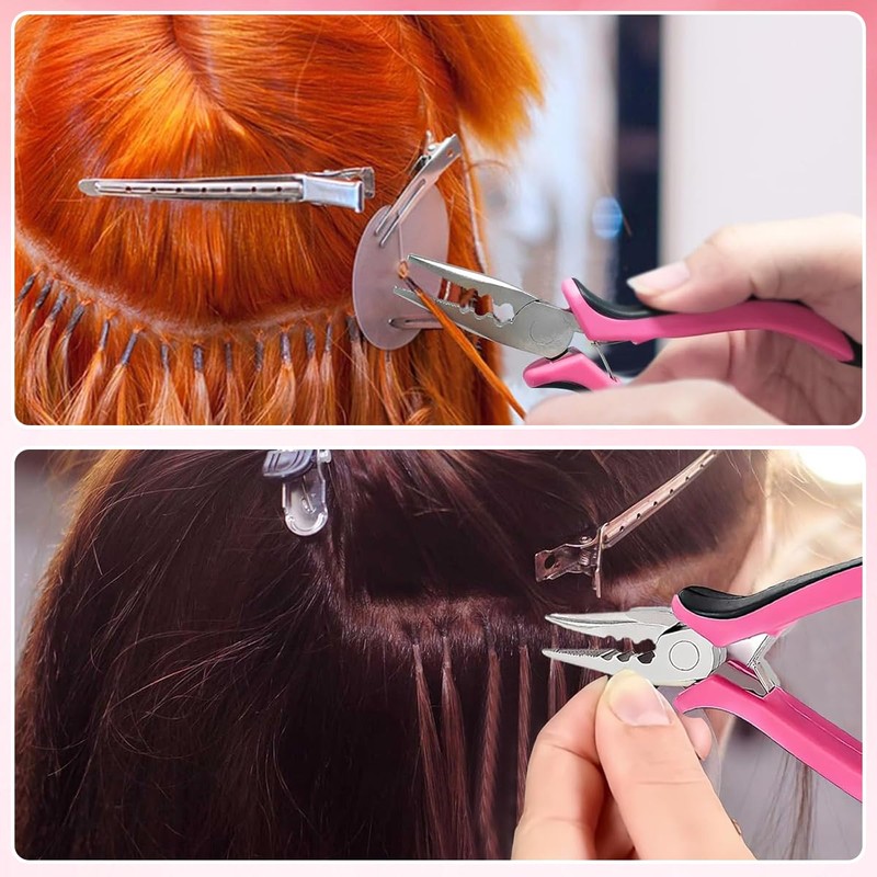 Hair Extension Pliers Kit Hair Extension Tools for Easy and