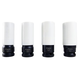 Astro Pneumatic Tool 7404 Flank Bite Damaged Lug Nut Socket Set w/Spinning Protective Sleeves