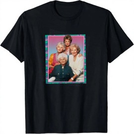 The Golden Girls Cute Cotton & Polyester Sleeveless Women's T-ShirtColor: Black, Size: 3 XL
