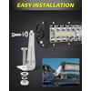 AKD Part LED Light Bar Side Mounting Brackets Kit Heavy