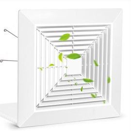 SL-JIJI Bathroom Exhaust Fan Cover Replacement,Indoor Ceiling Vent Cover,Ventilation Fan Grill, Air Vent Cover (1, 14 inches)