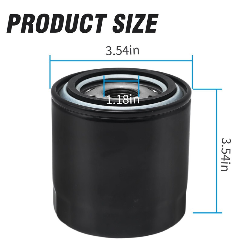 Hoypeyfiy 7343102 - Filtro de aceite de repuesto para mini