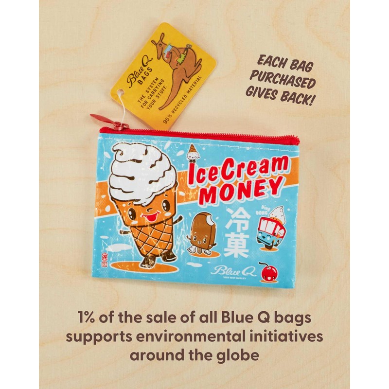 Blue Q - Ice Cream Money Coin Purse