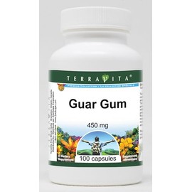 Terravita Guar Gum - 450 mg (100 Capsules, ZIN: 513562) - 3 Pack