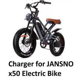 coming data ac adapter battery Charger For Jansno X50 750w 20" x 4.0 electric bike
