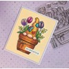 Woodware Francoise Collection-Flower Pot Gnome-Clear Stamp, A6