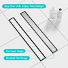 Neodrain 24-Inch Linear Shower Drain- with 2-in-1 Flat & Tile