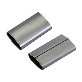 NVOYAJUAN Closed (Push Type) Seals for 1/2" Width Steel Strapping Metal Clips for Packaging Banding Strong and Safe (1000pcs)