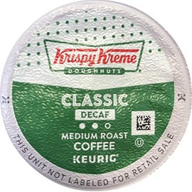 Krispy Kreme House Decaf Medium Roast Coffee K-Cups 24 COUNT (2PACKS) total 48 K-Cups