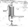 MASTER FENG Sausage Stuffer, Stainless Steel Homemade Sausage Maker Vertical