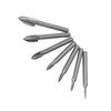 7Pcs Engraving Drill Bit 6mm Shank High Speed Steel Carving
