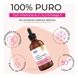 Aceite Rosa Mosqueta Serum Facial Dia Noche Tonico Anti Edad Contorno de Ojos para Todo Tipo de Piel Hebbe Cosmetics 100ml