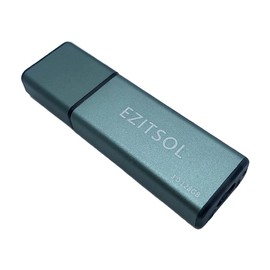 EZITSOL - Unidad flash USB de 64 GB/128 GB con interruptor físico, protección de bloqueador de escritura, 128 GB exFat USB3.0 de alta velocidad de hasta 150 MB/S, unidad de disco de salto MLC Pendrive