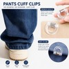 10 Pack Adjustable Pants Hem Clips for Length No Sew