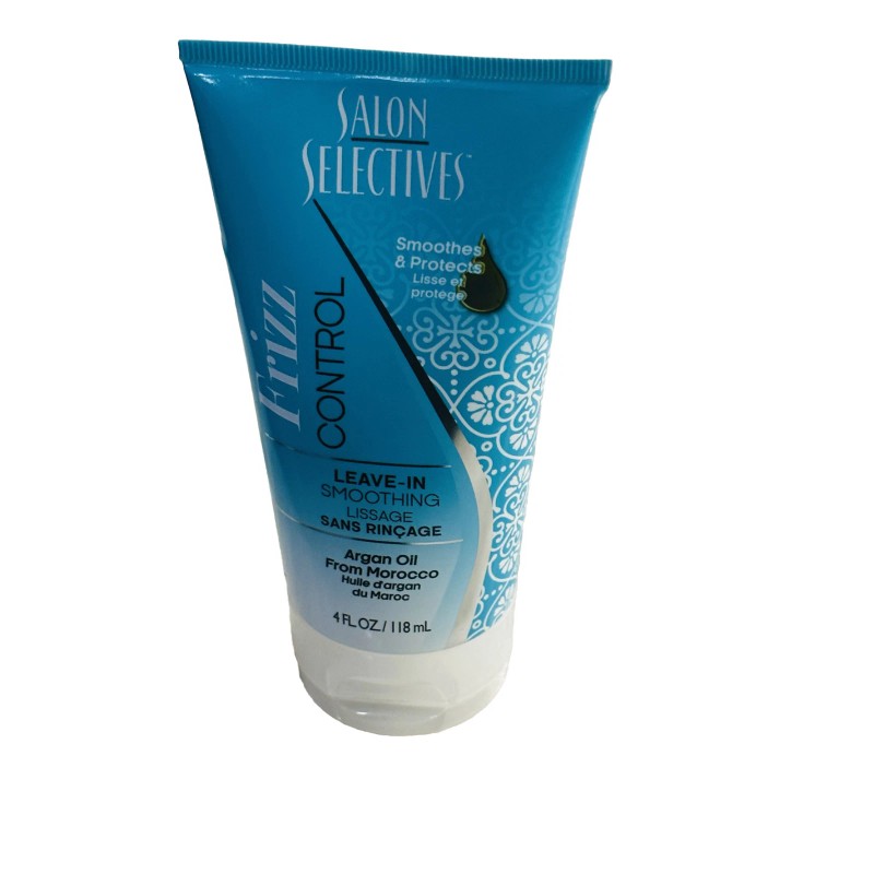 SALON SELECTIVES FRIZZ CONTROL Leave-In ARGAN OIL Smooth+Protect Hair-SHIP N