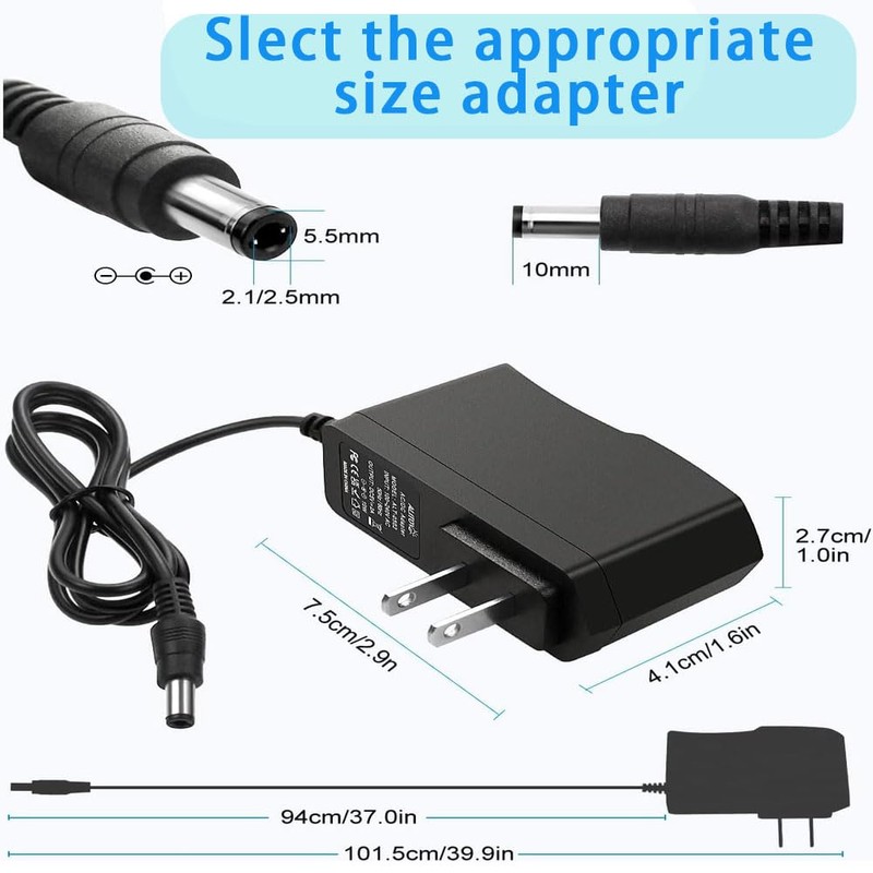 5V 1A AC Adapter 5W AC/DC Charger AC 100V-240V Wall