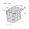 SOTECH Biobin Multifunctional Container 4.2 L Green with Lid 170