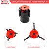 BILITOOLS Oil Filter Removal Tool, Universal Oil Filter Wrench Set