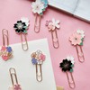 5WYOUKE Cherry Blossom Clip Paper Clip, Sakura Clip, Cute Bookmark,