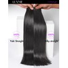 LUVME Yaki Straight Seamless 110g 7Pcs Clip in Hair Extensions
