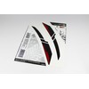 Tankpad Graphic Kit Sticker Compatible with Kawasaki Z900 Red Silver