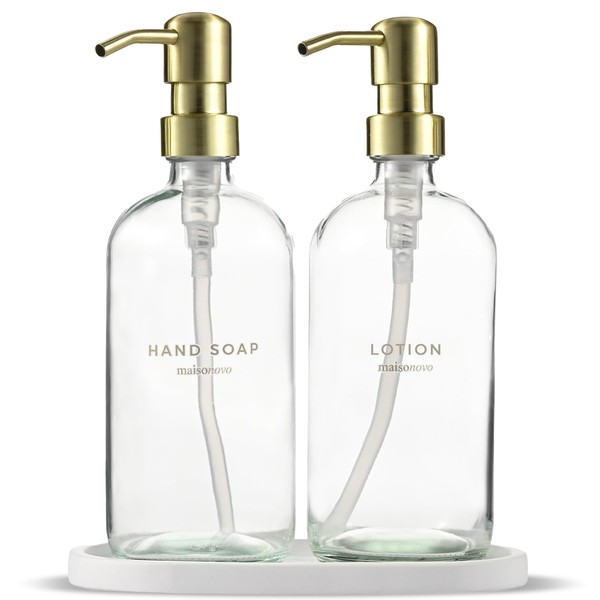 MaisoNovo Hand Soap and Lotion Dispenser Set - 16.9 fl