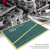 Green Color Set Wrench Pockets Multi-Pocket Canvas Roll Up Tools