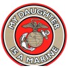 My Daughter is in the Marines Decal
