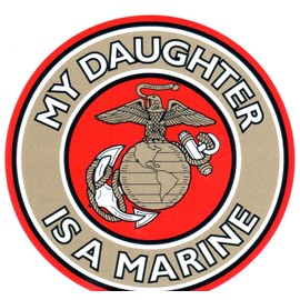 My Daughter is in the Marines Decal